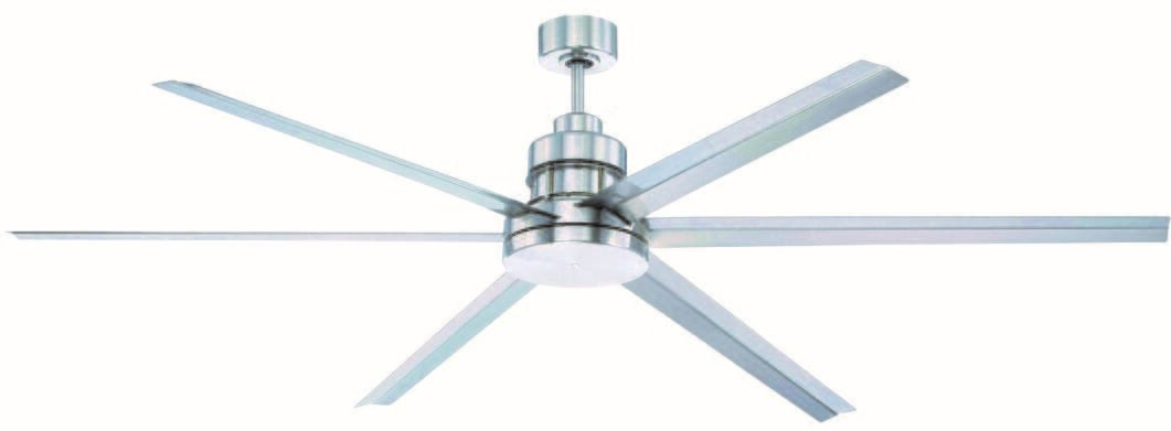 Craftmade Mondo 72" Ceiling Fan in Brushed Nickel