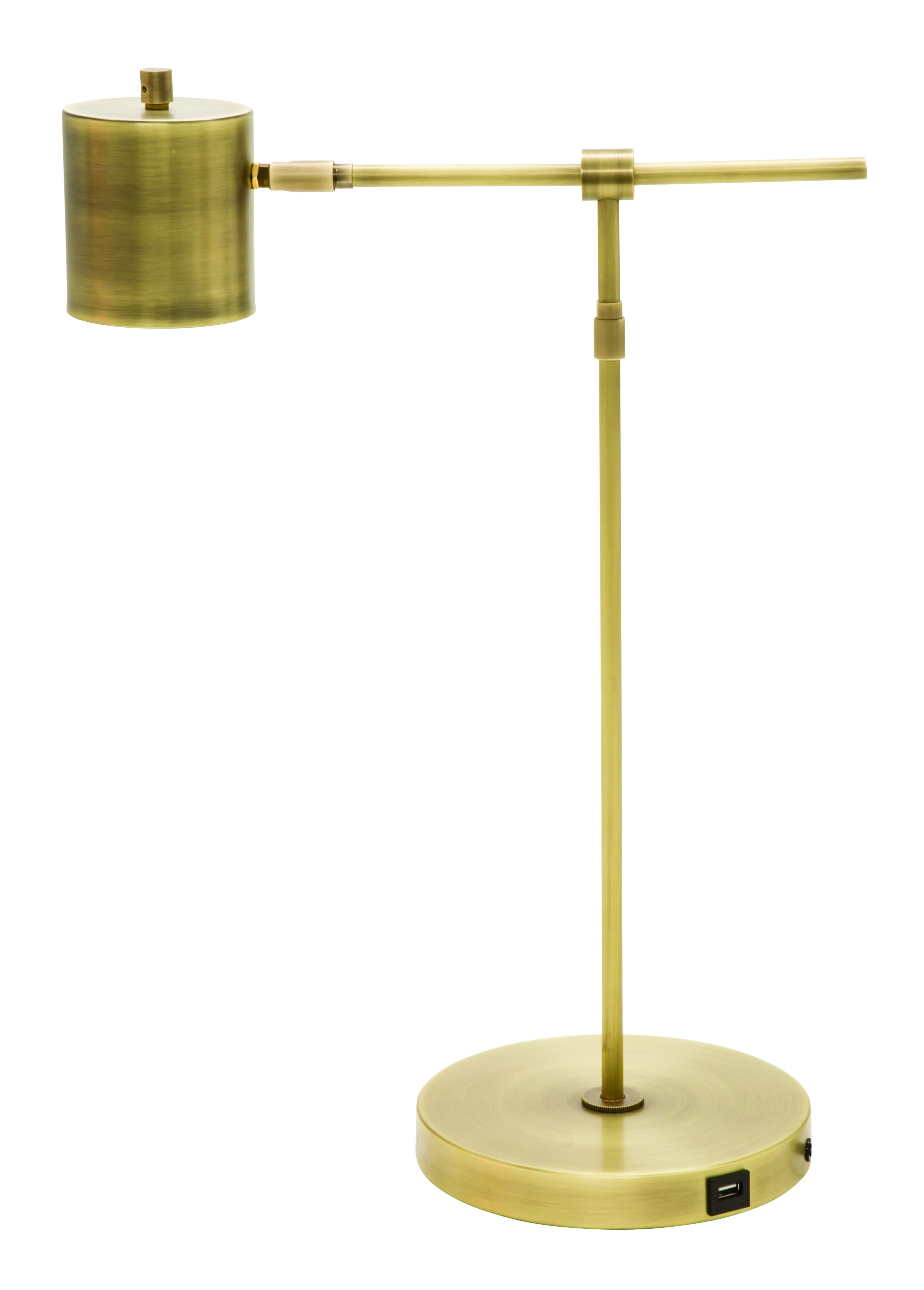 House of Troy Morris 22" Table Lamp in Antique Brass