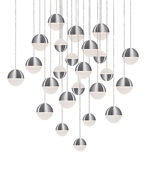 Kuzco Supernova LED Pendant Light in Nickel