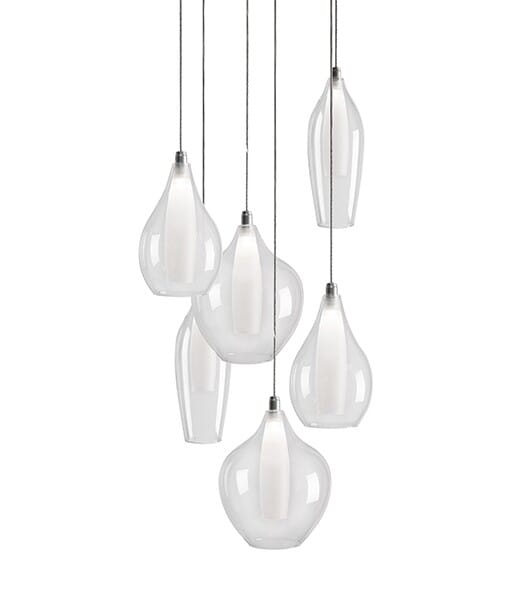 Kuzco Victoria LED Pendant Light in Chrome