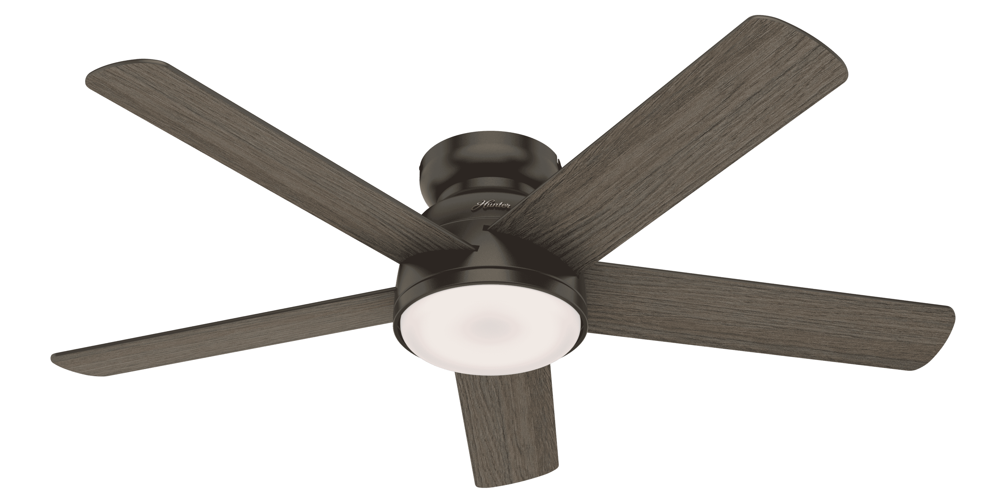 Hunter Romulus Low Profile 54" Indoor Ceiling Fan in Noble Bronze