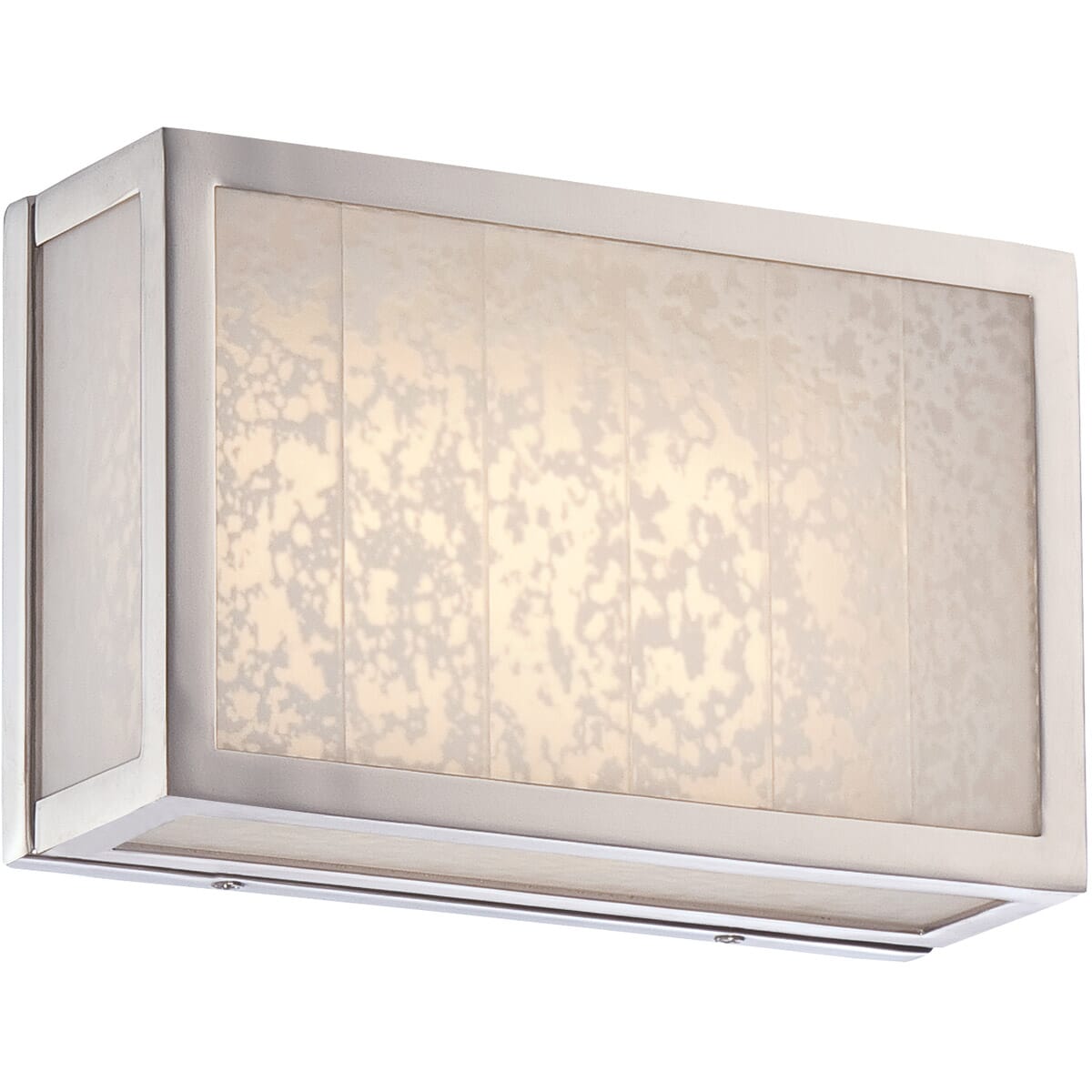 Metropolitan Lake Frost 9.25" LED Bathroom Vanity Light in Polished Nickel