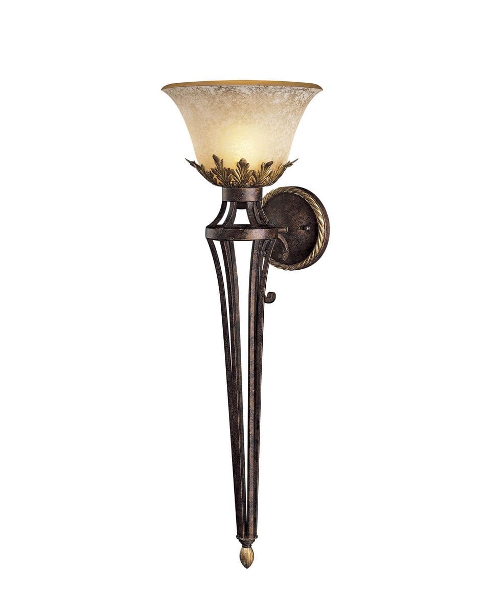 Metropolitan Zaragoza Wall Sconce in Golden Bronze