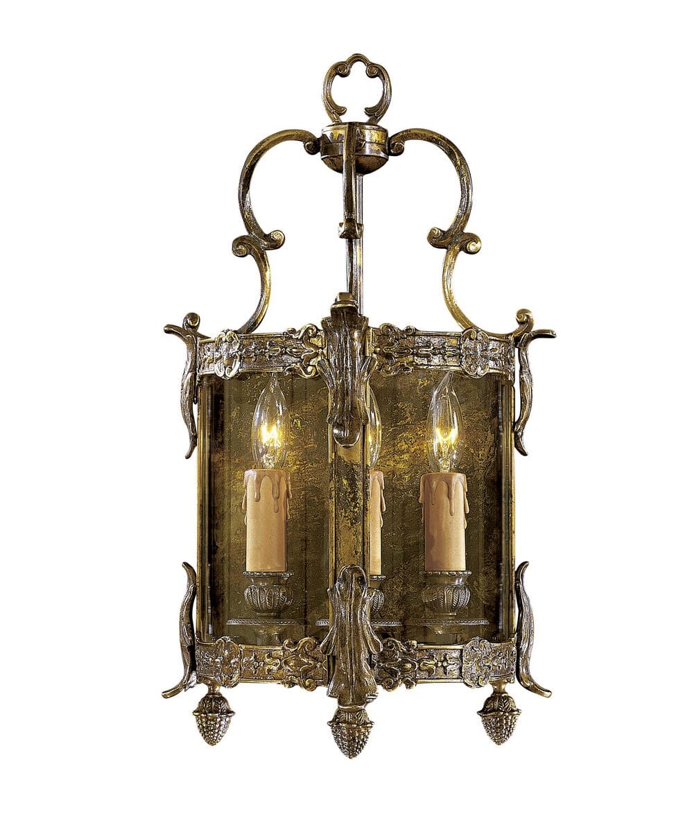 Metropolitan 3-Lt Wall Sconce in Antique Bronze Patina