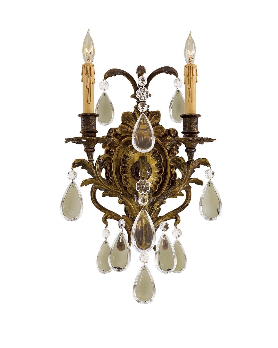 Metropolitan 2-Lt Wall Sconce in Antique Bronze Patina