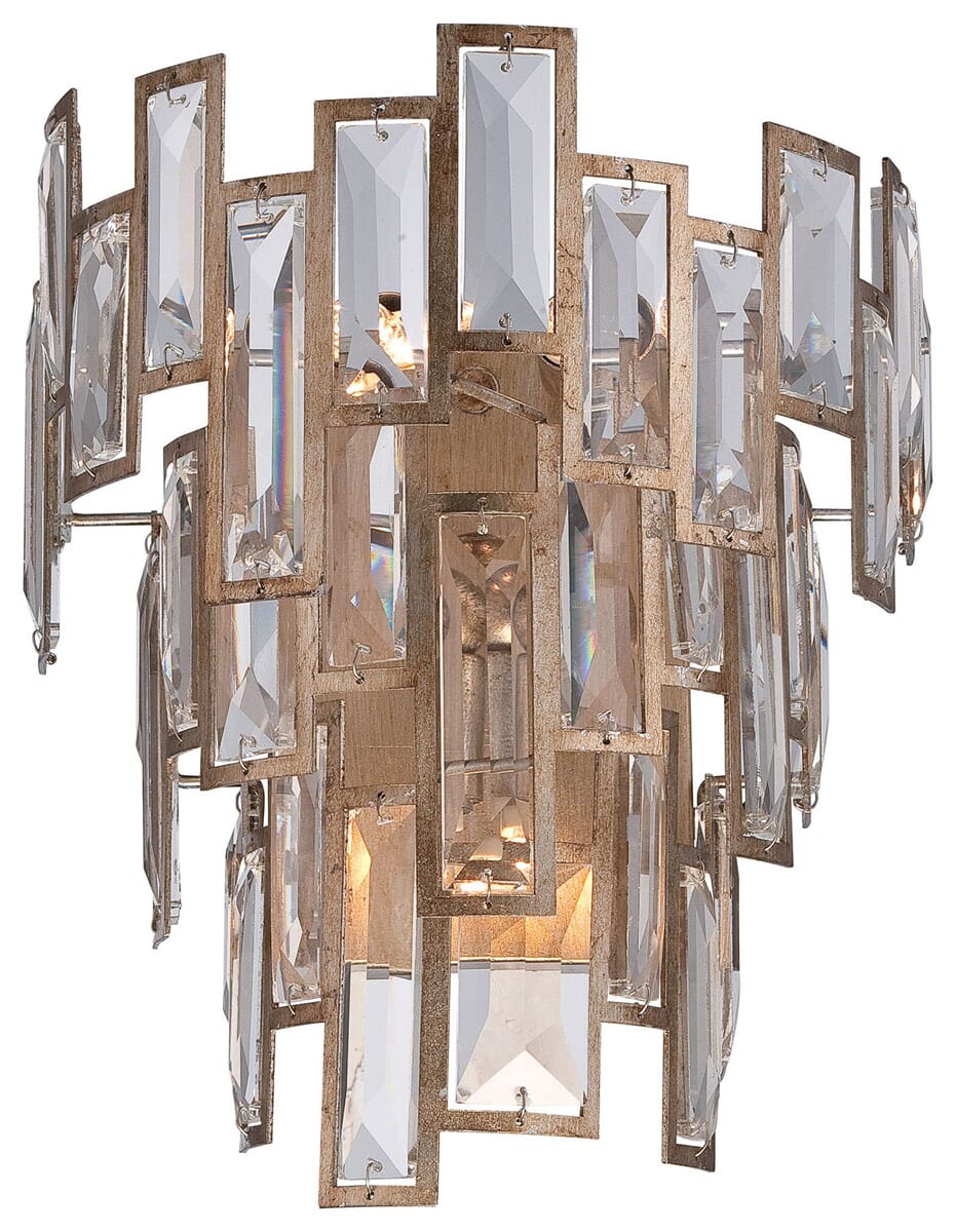 Metropolitan Bel Mondo 12" 3-Light Wall Sconce in Luxor Gold