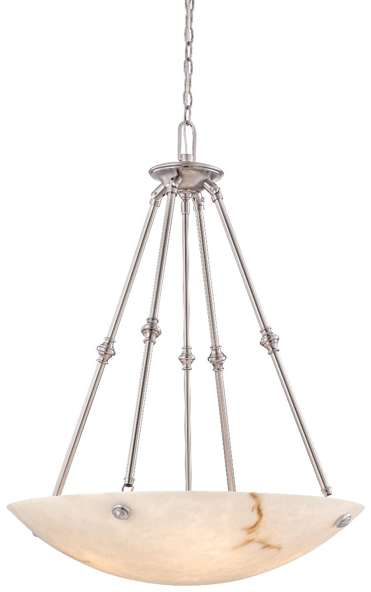 Metropolitan Virtuoso II 5-Light 27" Pendant Light in Pewter -Plated