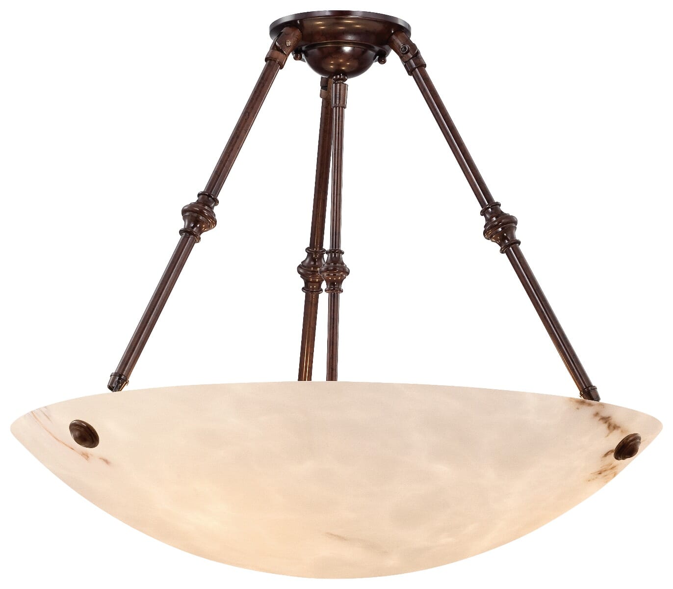 Metropolitan Virtuoso II 5-Light 27" Ceiling Light in Bronze Patina