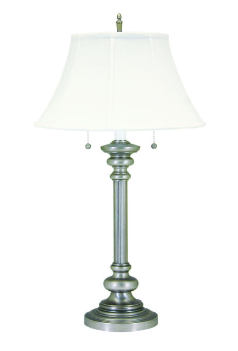 House of Troy 30.25" Newport Table Lamp in Pewter Finish