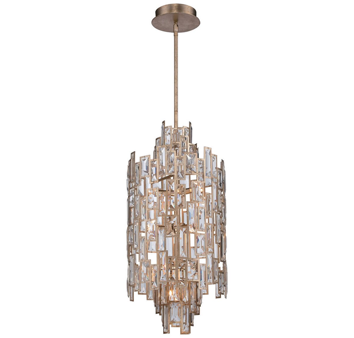 Metropolitan Bel Mondo 14" 10-Light Pendant in Luxor Gold