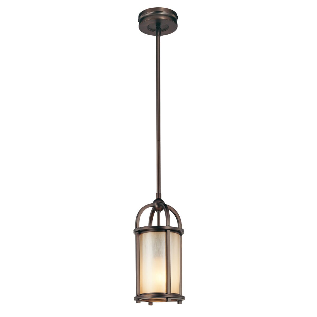 Metropolitan Underscore 6" Mini Pendant Light in Cimmaron Bronze