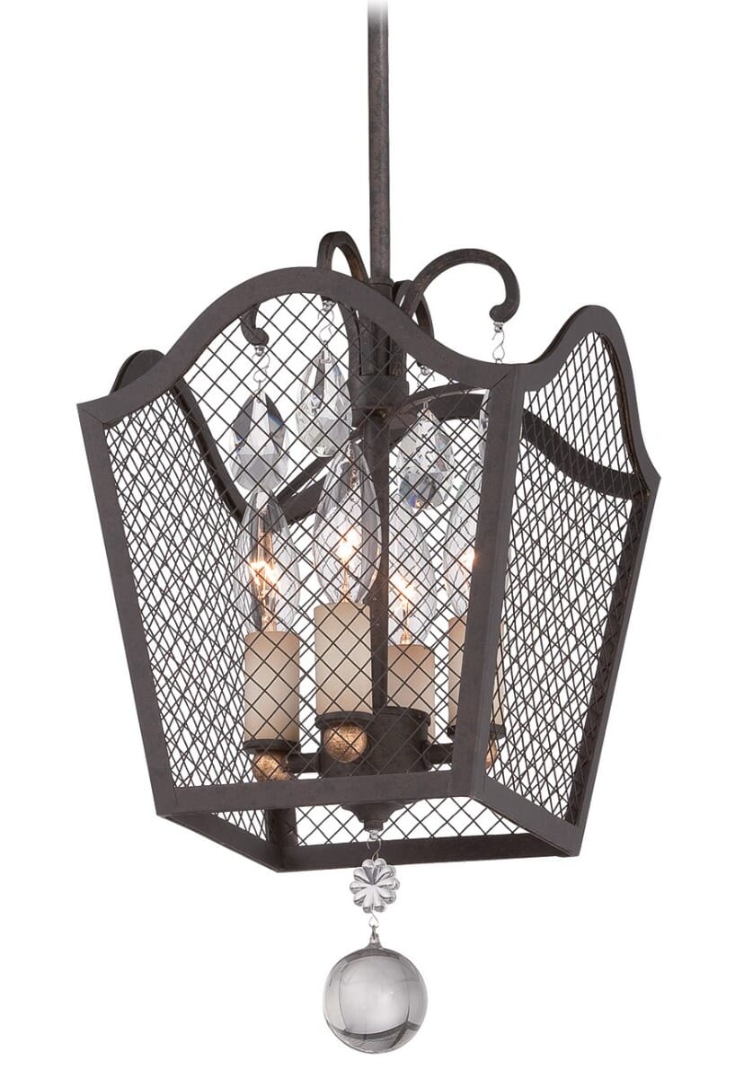 Metropolitan Cortona French Mesh Pendant in French Bronze