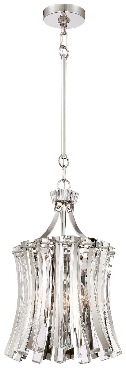 Metropolitan Elegance Royale 4-Light 16" Pendant Light in Polished Nickel