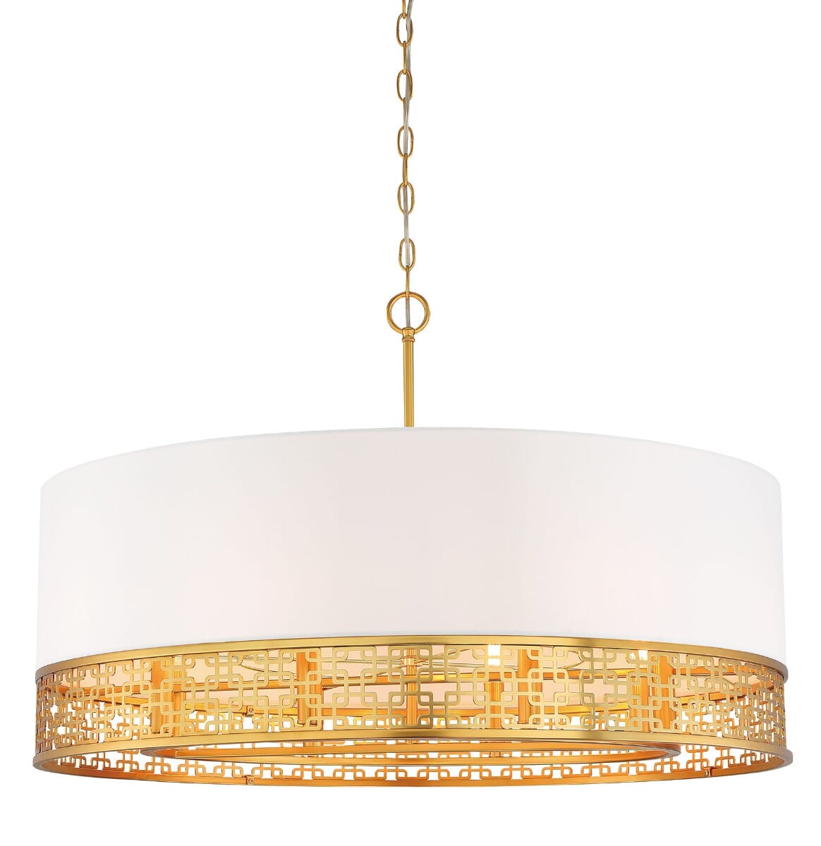 Metropolitan Blairmoor 8-Light Pendant Light in Honey Gold