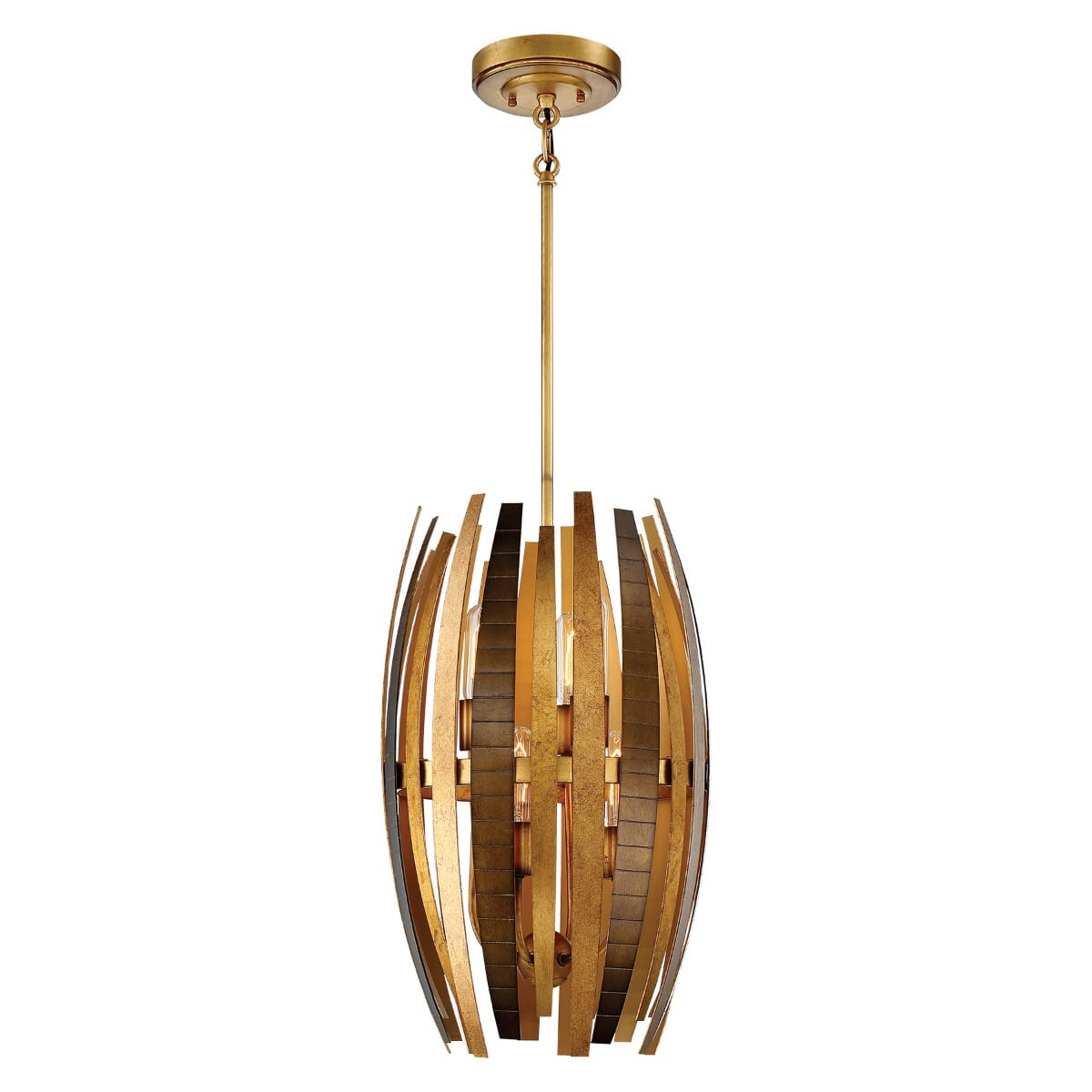 Metropolitan Manitou Petals Pendant Light in Ardor Gold