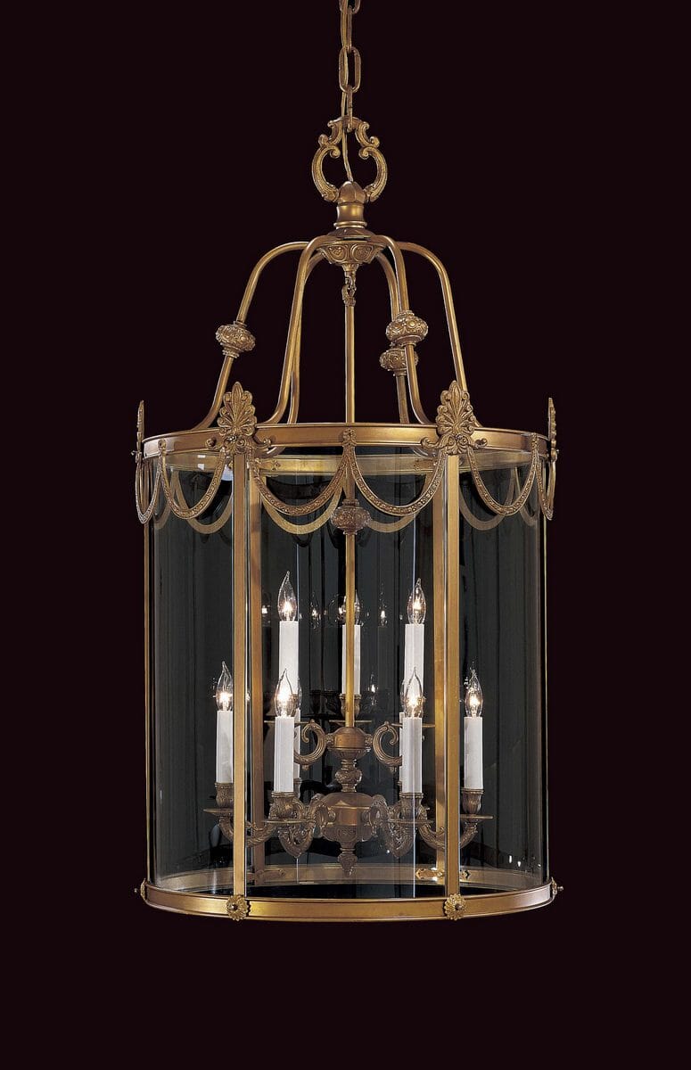 Metropolitan Foyer 9-Lt Foyer Pendant in Dor?? Gold