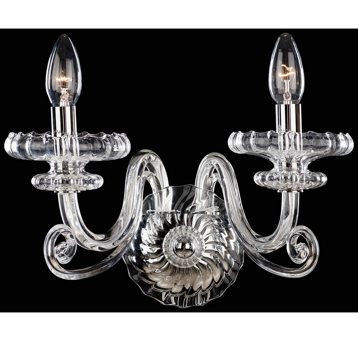 Metropolitan Family 12.75" 2-Light Wall Sconce in Chrome