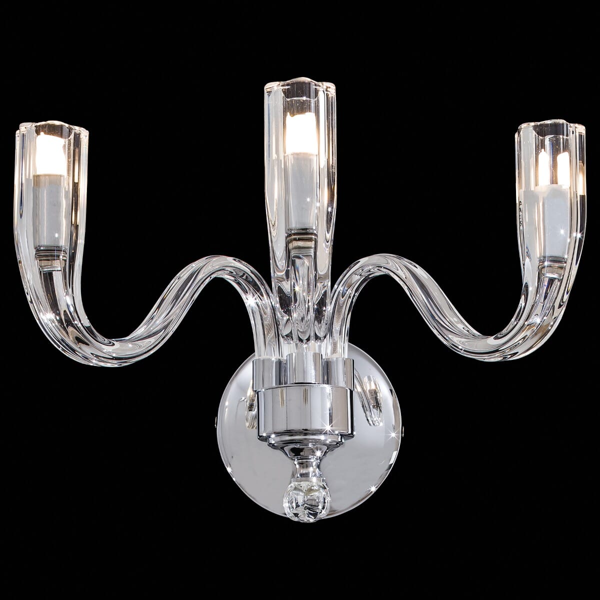 Metropolitan 3-Light Wall Sconce in Chrome