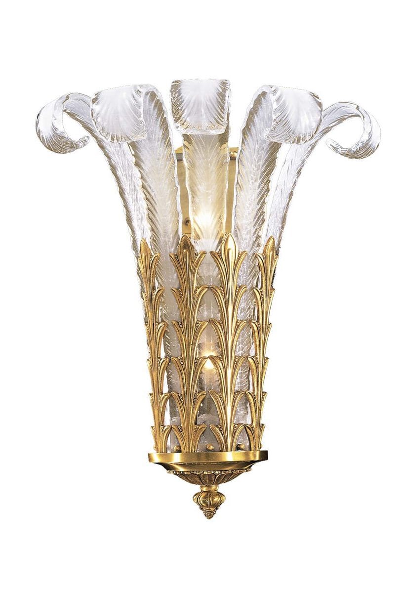 Metropolitan Bath Light 2-Lt Wall Sconce in French Gold