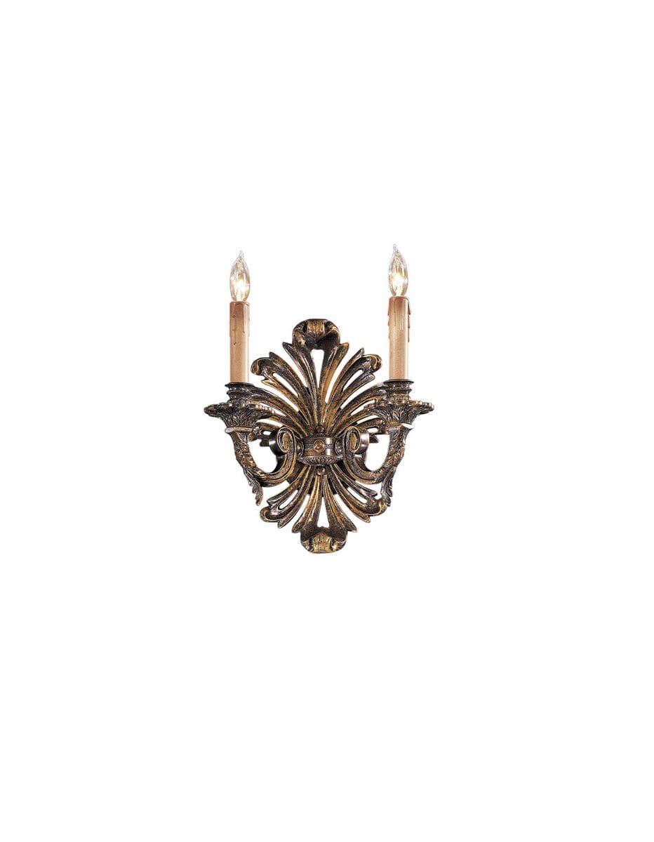 Metropolitan Foyer 2-Lt Wall Sconce in Oxide French Gold