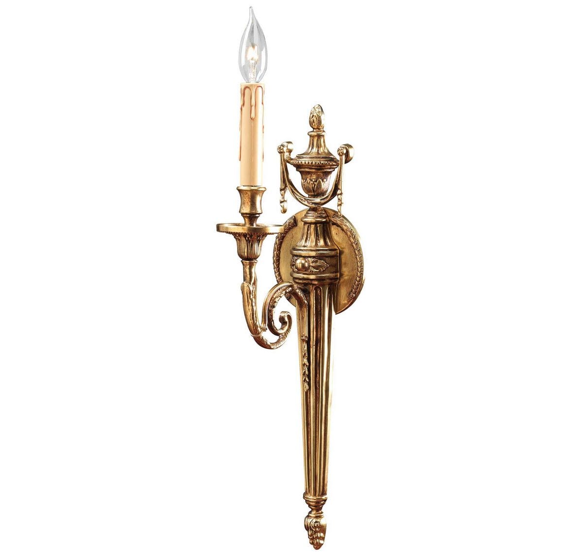 Metropolitan European Wall Sconce in French Gold