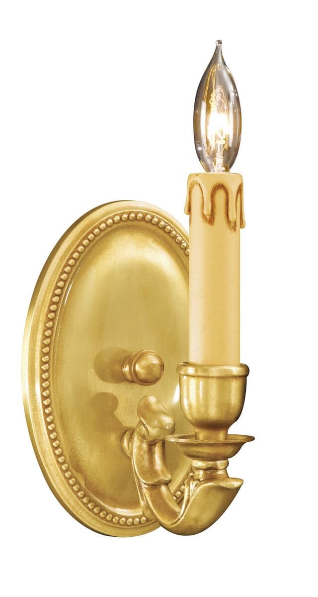 Metropolitan European Wall Sconce in French Gold