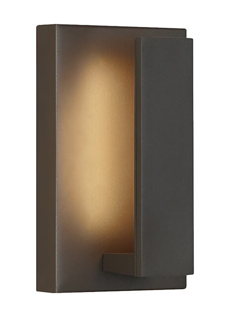 Tech Nate 3000K LED 9" Outdoor Wall Light in Bronze