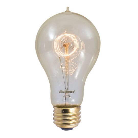 Bulbrite Incandescent A21 Medium 25W Dimmable Light Bulb in Antique - 4pack