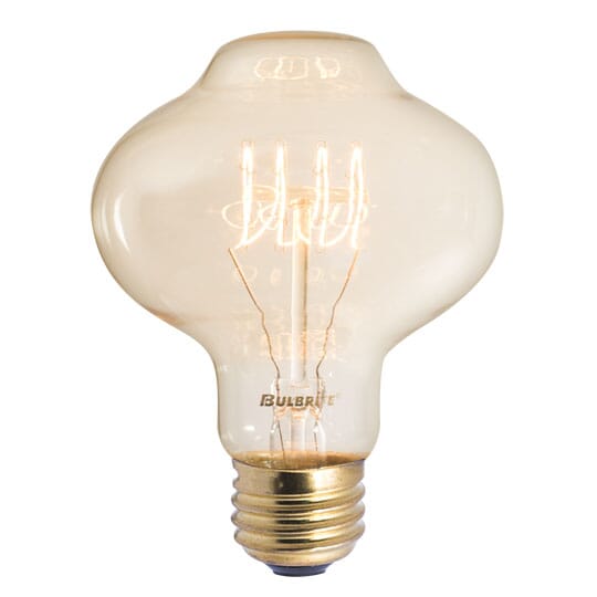 Bulbrite Incandescent BT27 Medium 40W Dimmable Light Bulb in Antique - 4pack