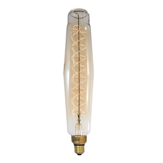 Bulbrite Grand Nostalgic Medium Dimmable Tubular Light Bulb in Antique