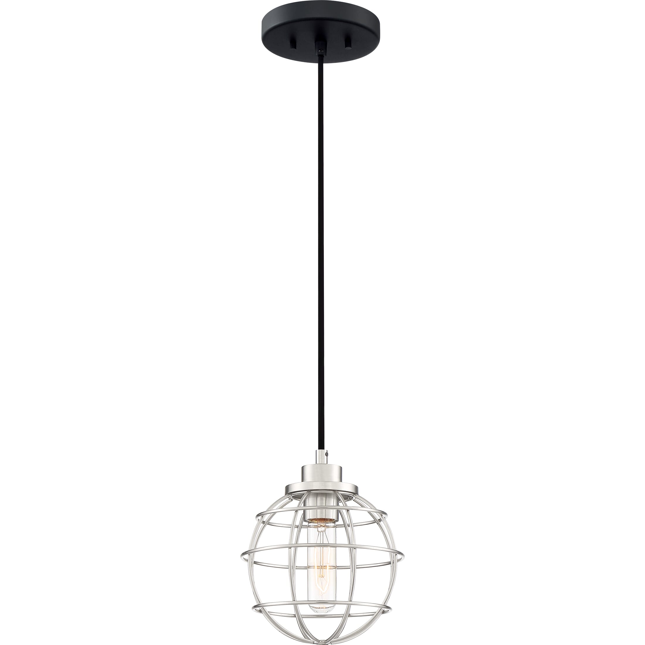 Quoizel Navigator 7" Pendant Light in Earth Black