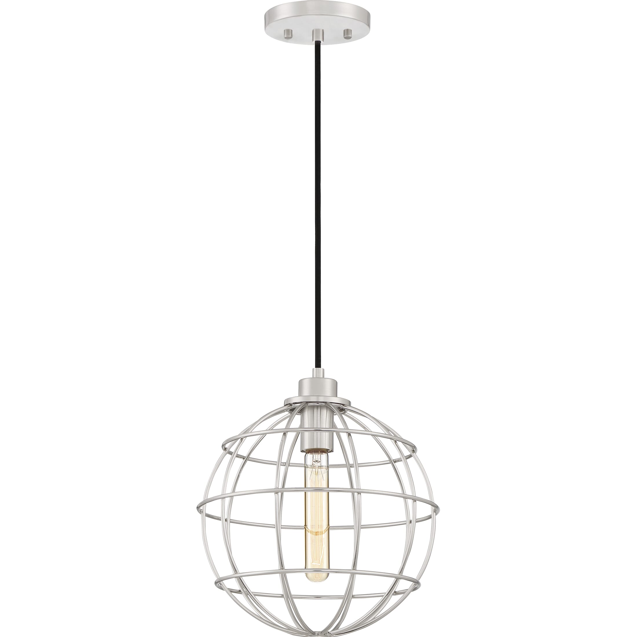 Quoizel Navigator 11" Pendant Light in Brushed Nickel