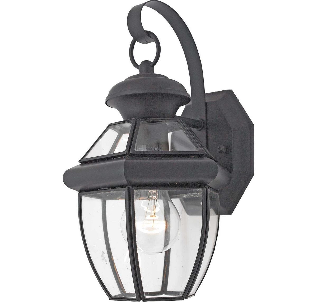 Quoizel Newbury 7" Outdoor Hanging Light in Mystic Black