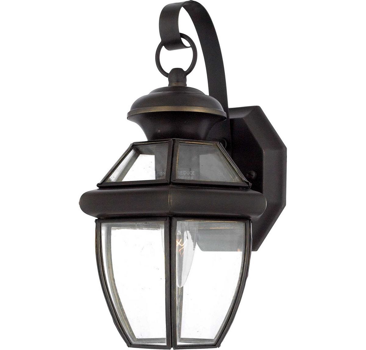 Quoizel Newbury 7" Outdoor Hanging Light in Medici Bronze