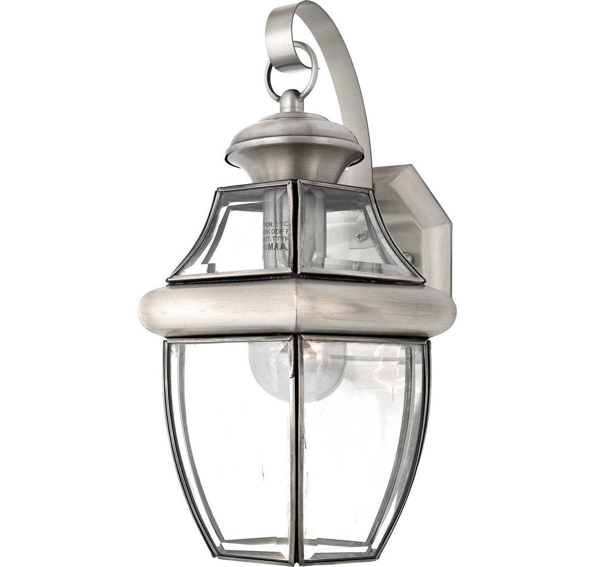 Quoizel Newbury 8" Outdoor Hanging Light in Pewter