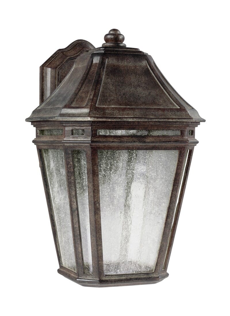 Feiss Londontowne 13.75" LED Outdoor Wall Sconce in Weathered Chestnut