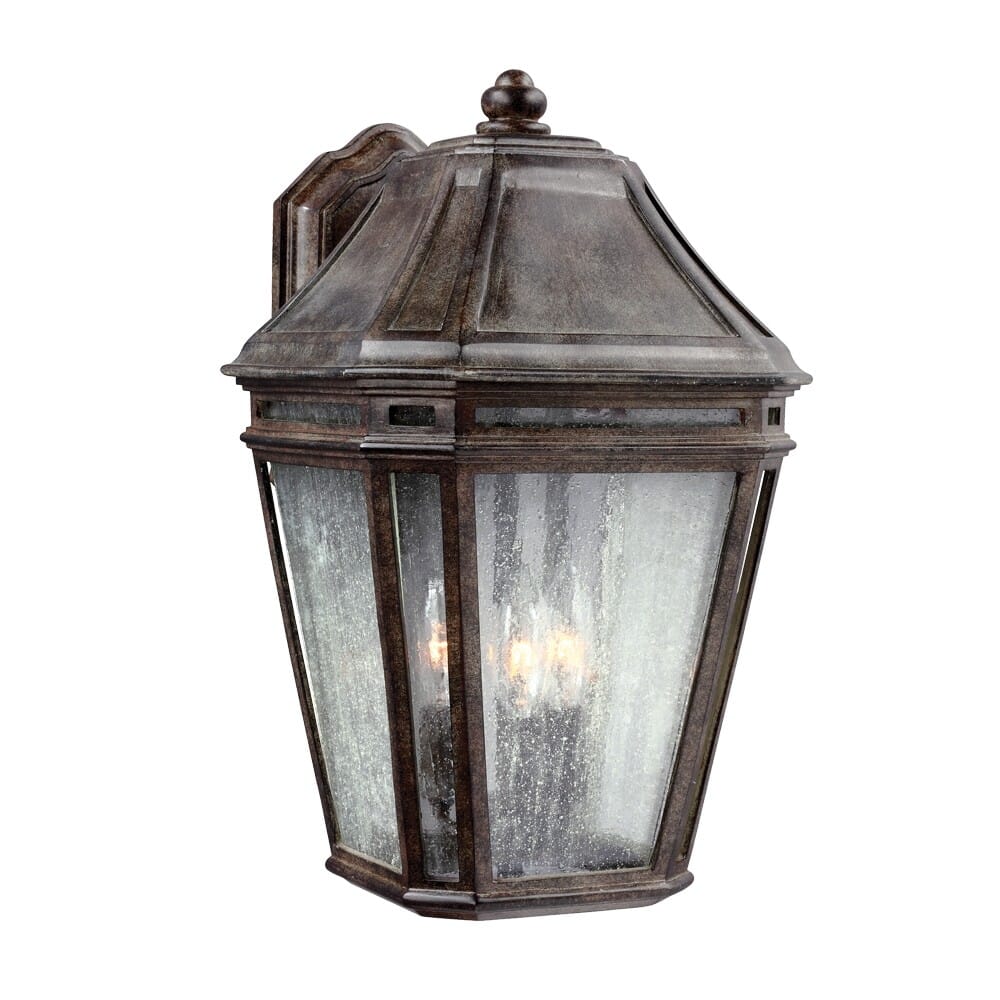 Feiss Londontowne 16" 3-Light Outdoor Wall Sconce in Weathered Chestnut