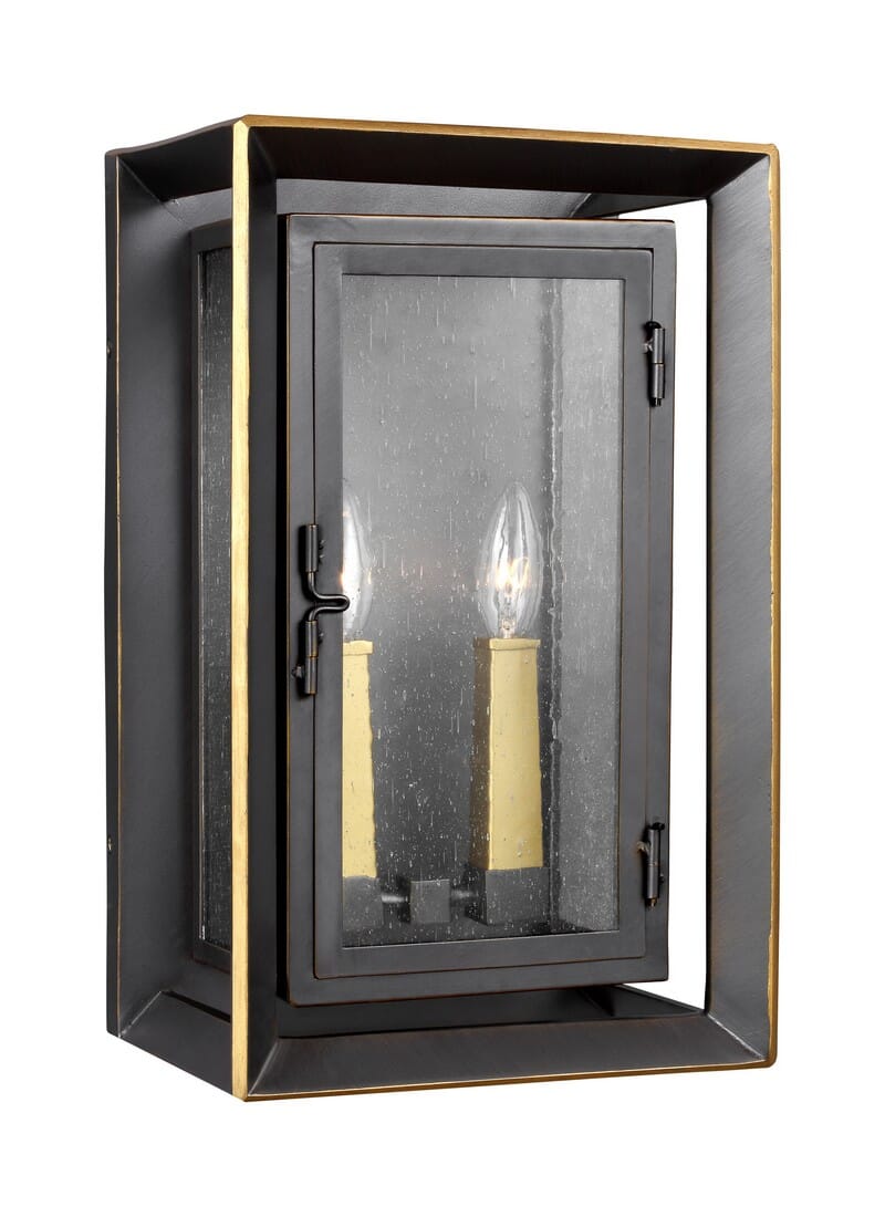 Feiss Urbandale Outdoor Large Wall Lantern in Bronze