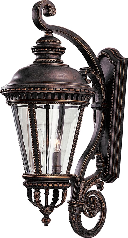 Feiss Castle 4-Light Wall Mount Lantern in Bronze Finish