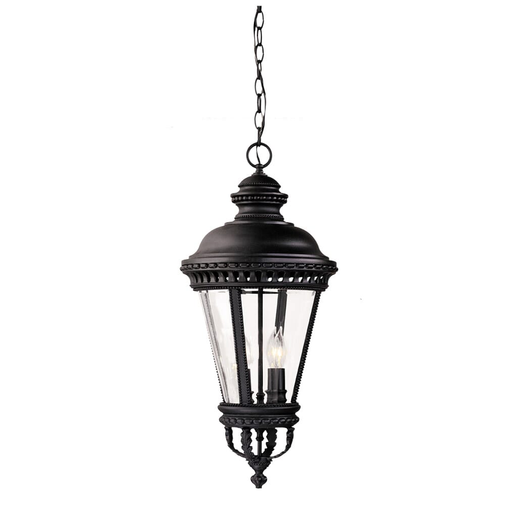 Feiss Castle Hanging Lantern in Black Finish