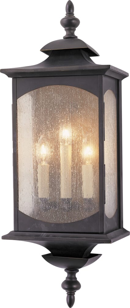 Feiss Market Square Collection 9" Outdoor Lantern in Bronze