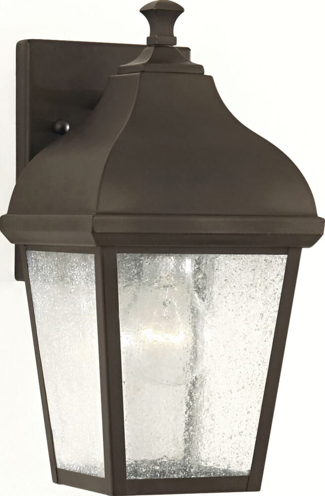 Sea Gull Lighting Terrace 11-75" Outdoor Wall Lantern in Oil Rubbed Bronze