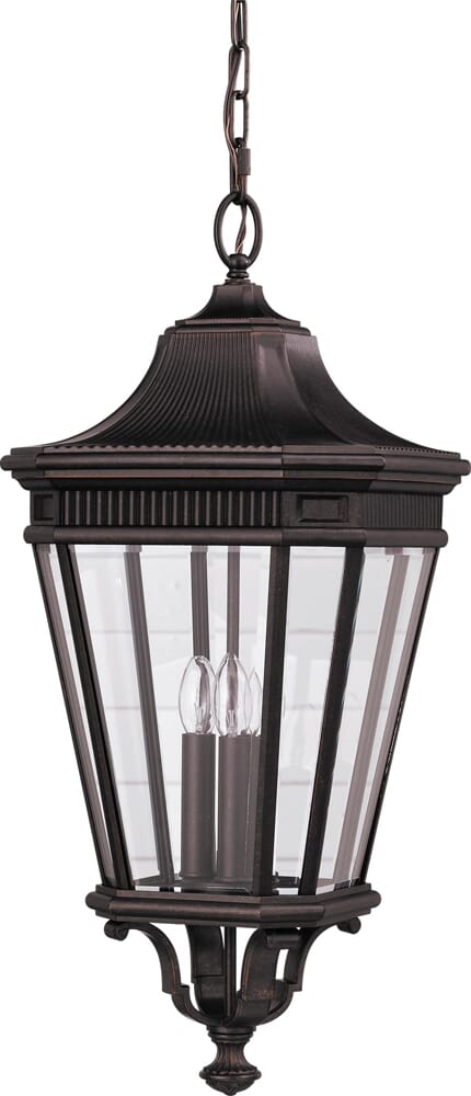 Feiss Cotswold Lane Collection 12" Outdoor Lantern  in Bronze Finish