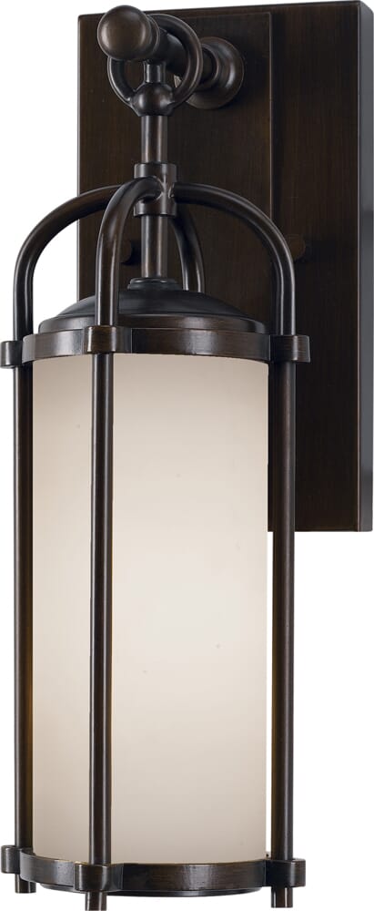 Feiss Dakota 1-Light Outdoor Wall Lantern in Espresso