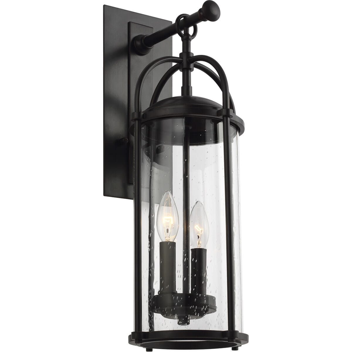 Feiss Dakota 2-Light Wall Lantern in Espresso