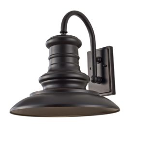 Feiss Redding Station LED Outdoor Wall Light in Restoration Bronze