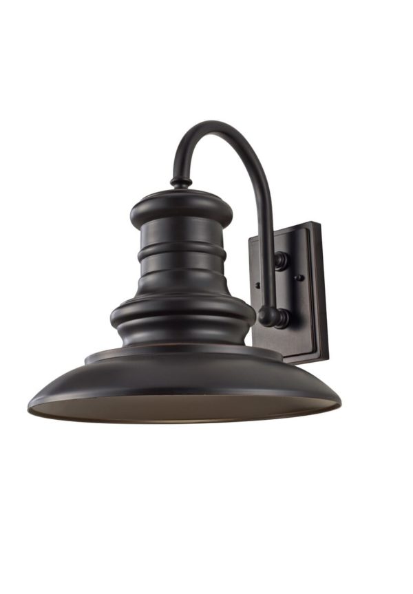 Feiss Redding Station LED Outdoor Wall Light in Restoration Bronze