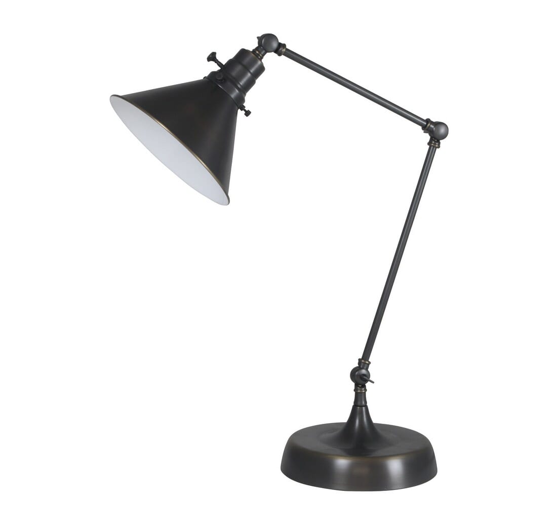 House of Troy Otis 26" Metal Industrial Table Lamp in Oil Rubbed Bronze