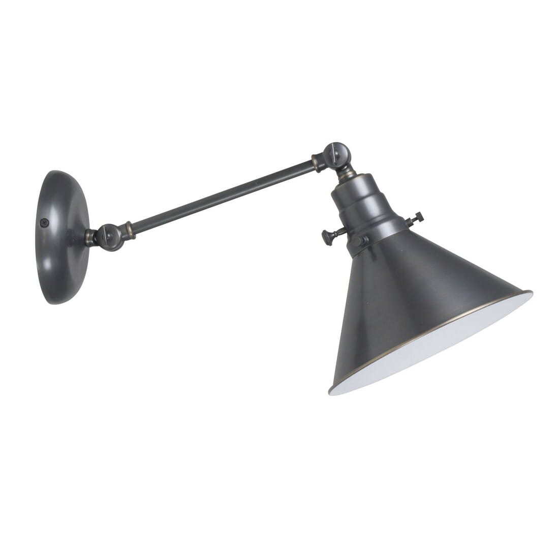 House of Troy Otis 5" Metal Industrial Wall Lamp in Oil Rubbed Bronze