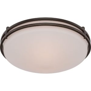 Quoizel Ozark 16" 3-Light Ceiling Light in Palladian Bronze